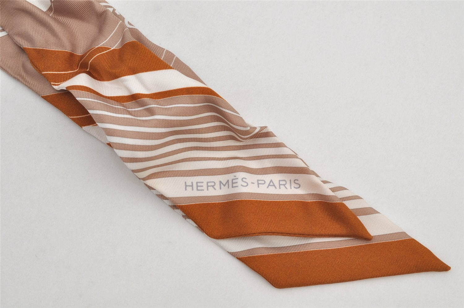 Authentic HERMES Twilly Scarf 