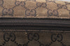 Authentic GUCCI Shoulder Cross Body Bag GG Canvas Leather 145856 Brown 6263K