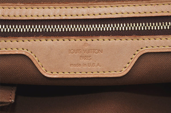 Authentic Louis Vuitton Monogram Cabas Mezzo Shoulder Tote Bag M51151 LV 6264I