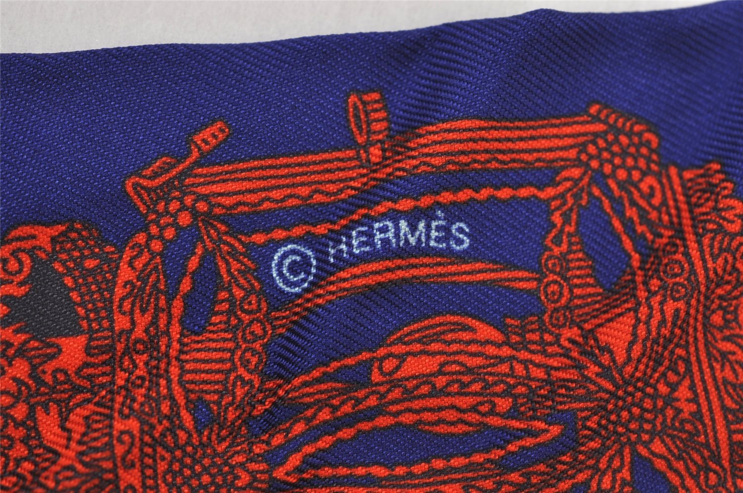 Authentic HERMES Twilly Scarf 