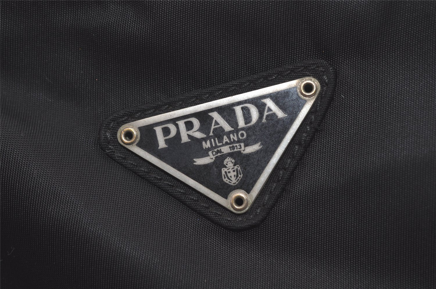 Authentic PRADA Nylon Tessuto City Shoulder Hand Bag Purse B4678 Black 6264K