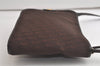 Authentic Christian Dior Trotter Shoulder Cross Bag Canvas Leather Brown 6265K