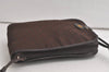 Authentic Christian Dior Trotter Shoulder Cross Bag Canvas Leather Brown 6265K
