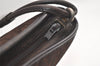 Authentic Christian Dior Trotter Shoulder Cross Bag Canvas Leather Brown 6265K