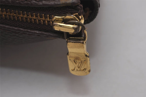 Authentic Louis Vuitton Monogram Pochette Accessoires Pouch M51980 LV 6266I