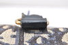 Authentic Christian Dior Trotter Hand Boston Bag Purse Canvas Blue CD 6266K