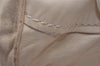 Authentic Christian Dior Vintage Shoulder Hand Tote Bag Leather White 6269I