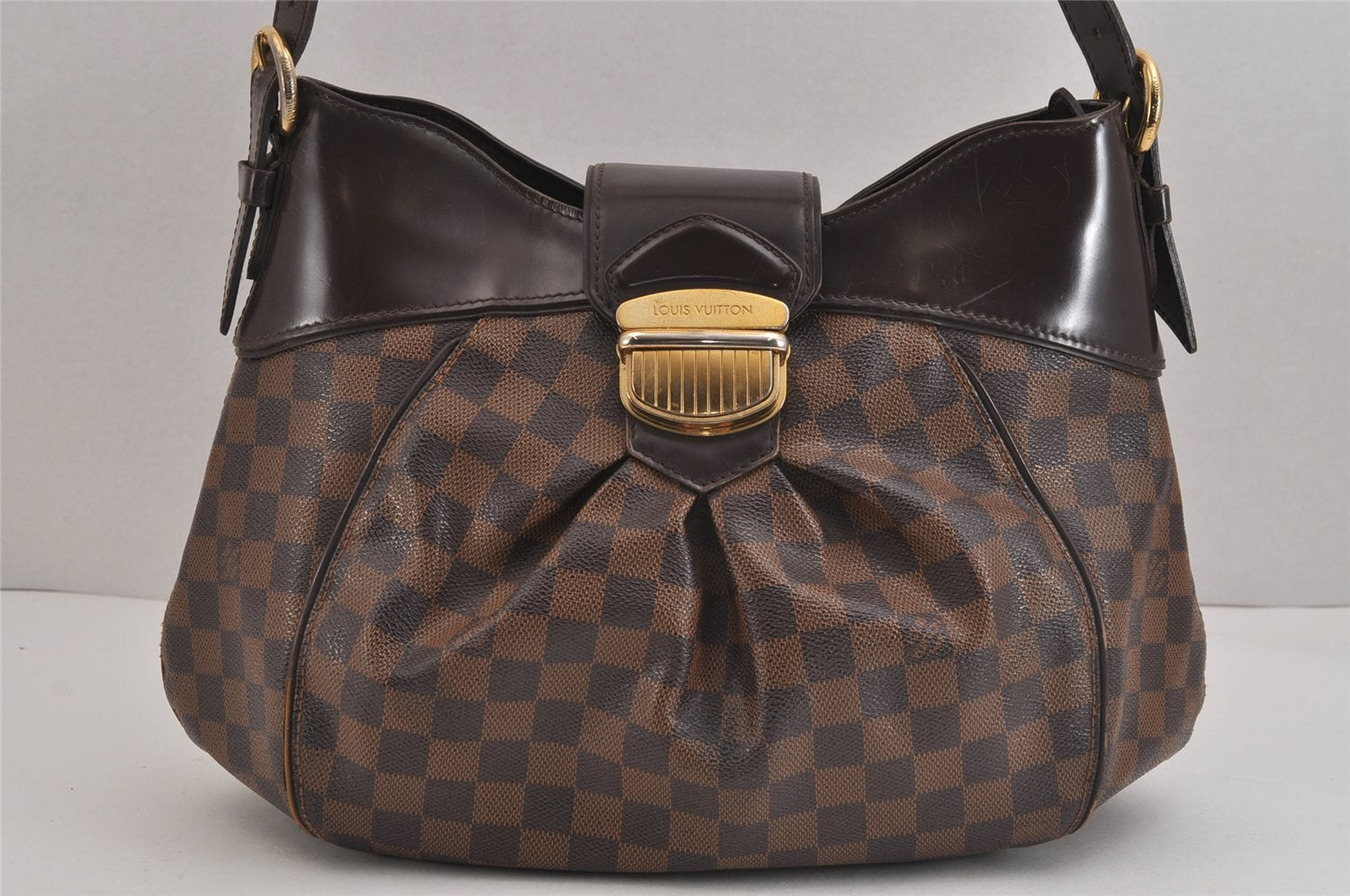 Authentic Louis Vuitton Damier Sistina MM Shoulder Hand Bag N41541 LV 6269J