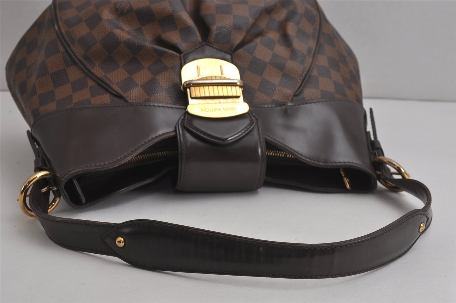 Authentic Louis Vuitton Damier Sistina MM Shoulder Hand Bag N41541 LV 6269J