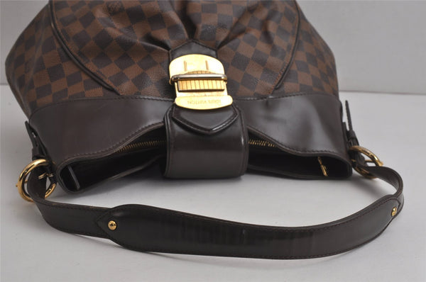 Authentic Louis Vuitton Damier Sistina MM Shoulder Hand Bag N41541 LV 6269J