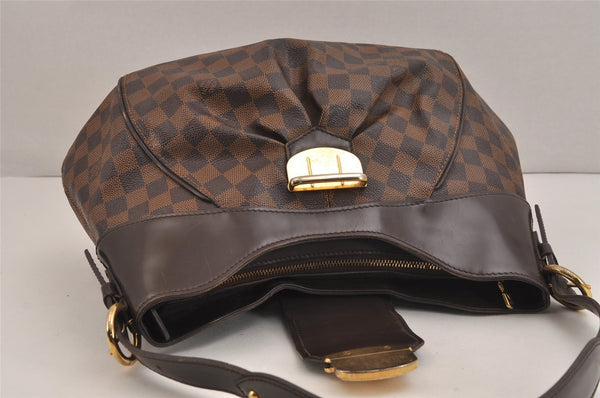 Authentic Louis Vuitton Damier Sistina MM Shoulder Hand Bag N41541 LV 6269J