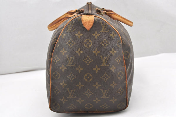 Authentic Louis Vuitton Monogram Speedy 40 Hand Boston Bag M41522 LV 6270K