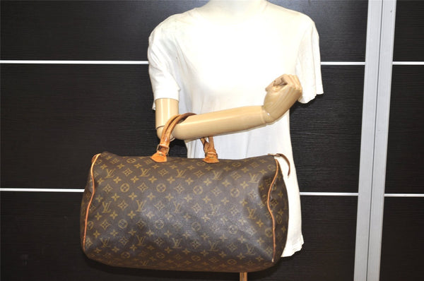 Authentic Louis Vuitton Monogram Speedy 40 Hand Boston Bag M41522 LV 6270K