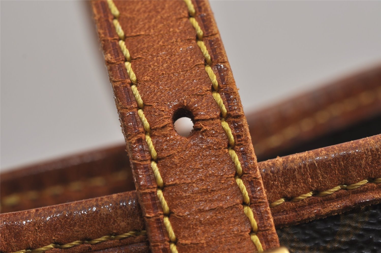 Authentic Louis Vuitton Monogram Bucket PM Shoulder Tote Bag M42238 LV 6271J