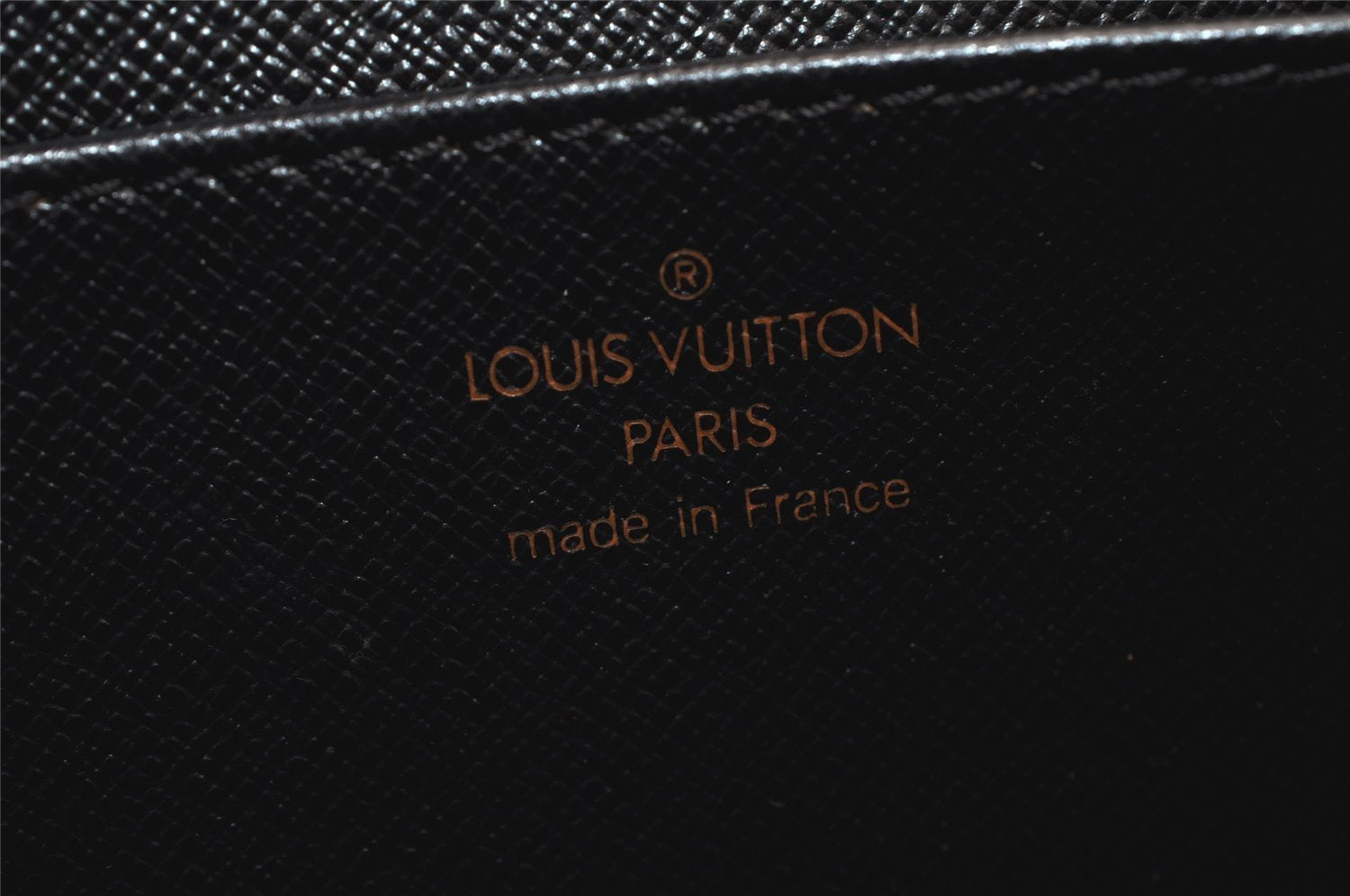 Authentic Louis Vuitton Epi Pochette Homme Clutch Hand Bag Black M52522 LV 6271K