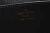 Authentic Louis Vuitton Epi Pochette Homme Clutch Hand Bag Black M52522 LV 6271K