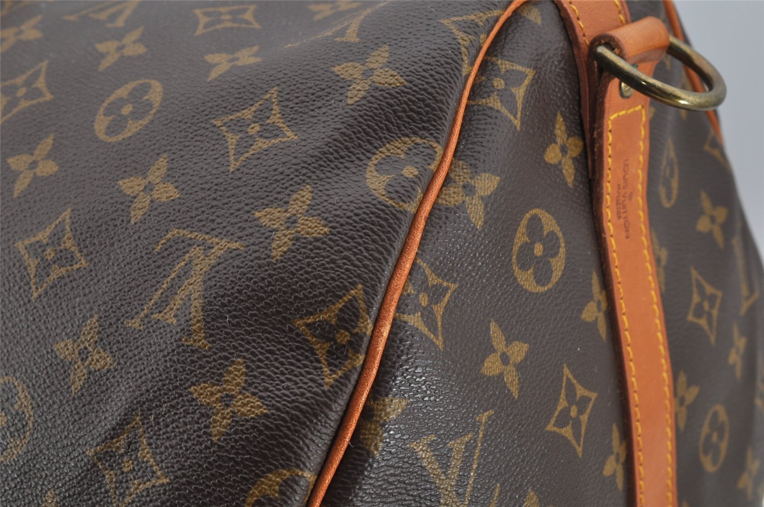 Authentic Louis Vuitton Monogram Keepall Bandouliere 55 M41414 Boston Bag 6272I