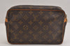 Authentic Louis Vuitton Monogram Compiegne 23 Clutch Hand Bag M51847 LV 6272J