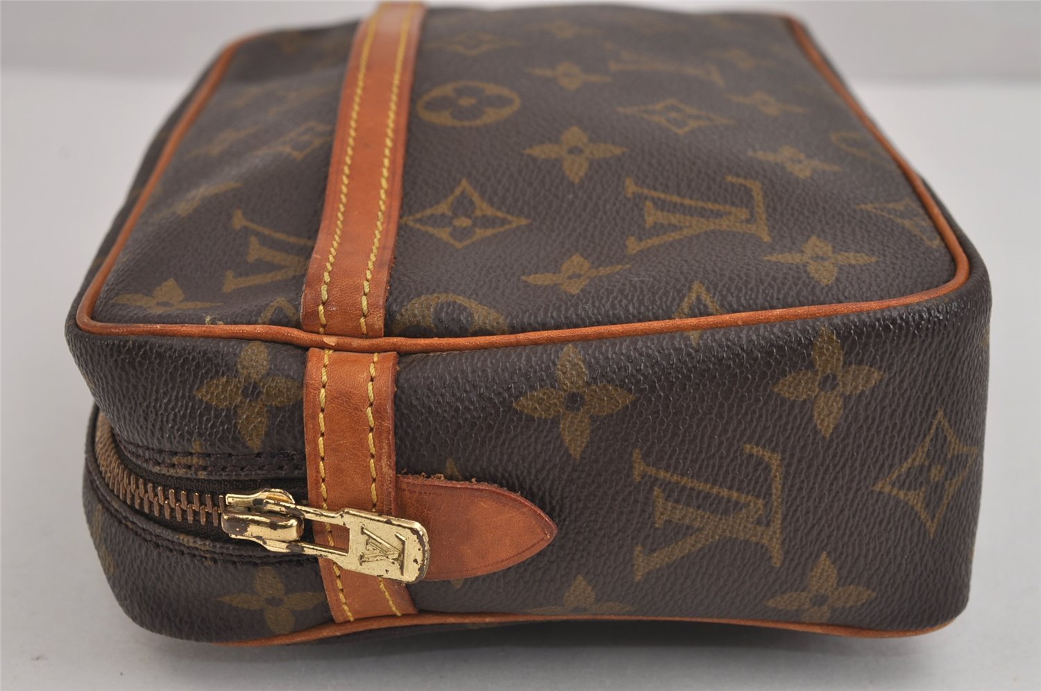 Authentic Louis Vuitton Monogram Compiegne 23 Clutch Hand Bag M51847 LV 6272J