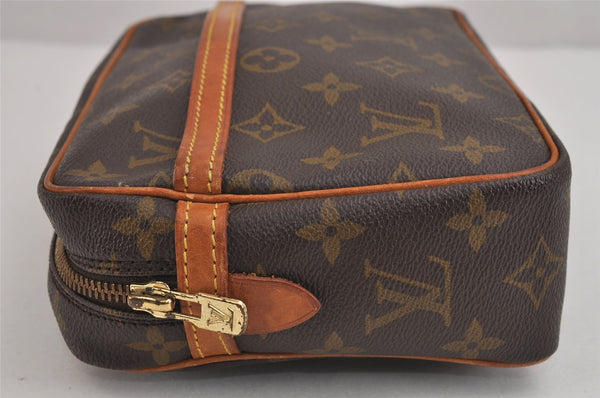 Authentic Louis Vuitton Monogram Compiegne 23 Clutch Hand Bag M51847 LV 6272J