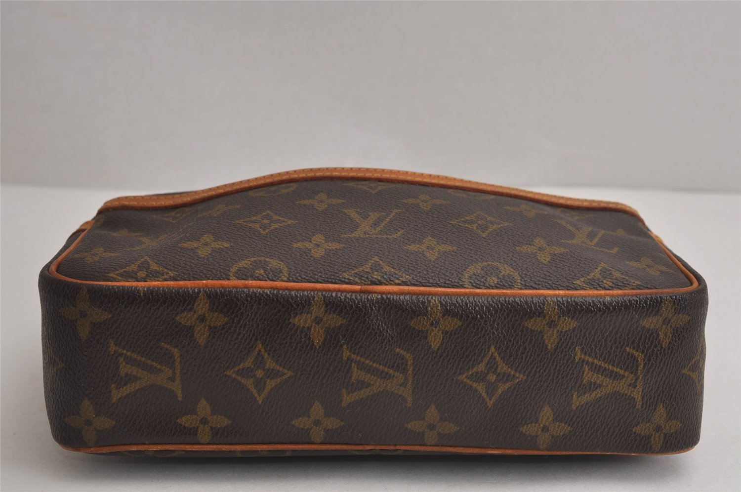 Authentic Louis Vuitton Monogram Compiegne 23 Clutch Hand Bag M51847 LV 6272J
