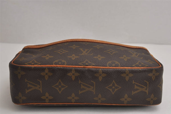 Authentic Louis Vuitton Monogram Compiegne 23 Clutch Hand Bag M51847 LV 6272J