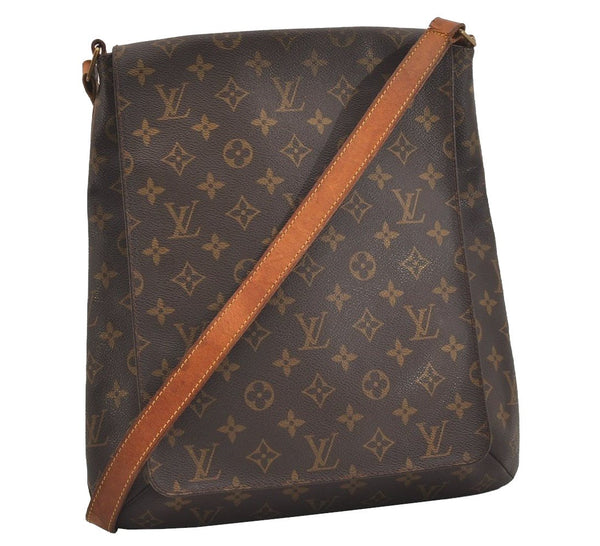 Authentic Louis Vuitton Monogram Musette Shoulder Cross Body Bag M51256 LV 6273J
