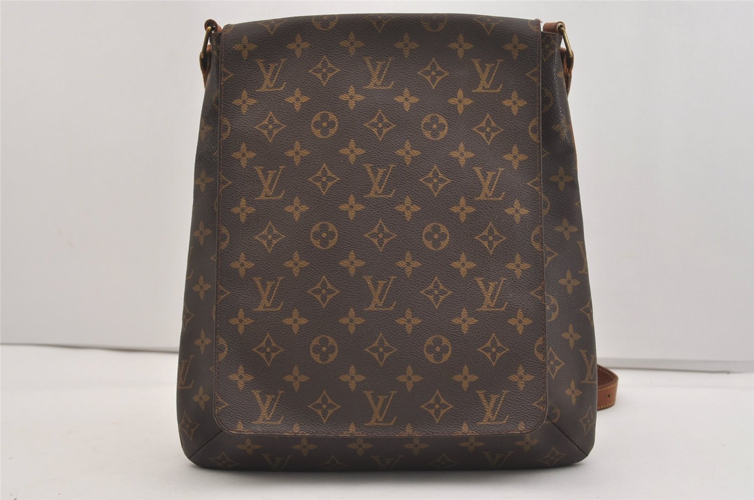 Authentic Louis Vuitton Monogram Musette Shoulder Cross Body Bag M51256 LV 6273J