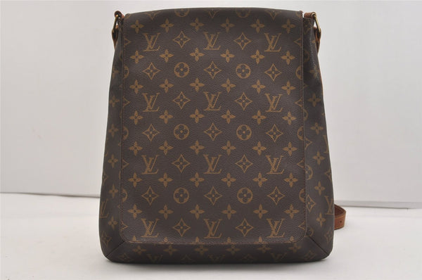 Authentic Louis Vuitton Monogram Musette Shoulder Cross Body Bag M51256 LV 6273J