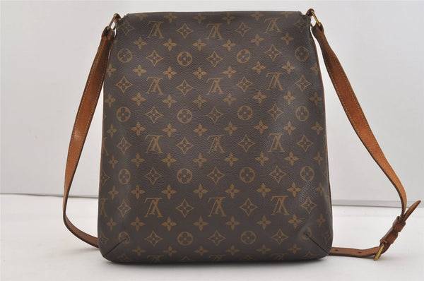Authentic Louis Vuitton Monogram Musette Shoulder Cross Body Bag M51256 LV 6273J