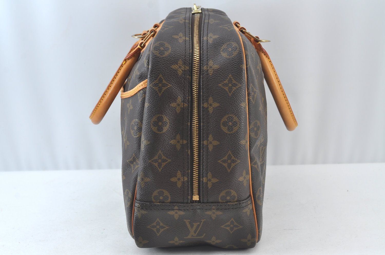 Authentic Louis Vuitton Monogram Deauville Hand Bag M47270 LV 6274J