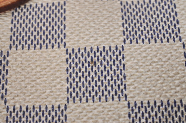 Authentic Louis Vuitton Damier Azur Stresa PM Shoulder Bag N42220 LV 6275I