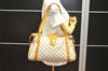 Authentic Louis Vuitton Damier Azur Stresa PM Shoulder Bag N42220 LV 6275I