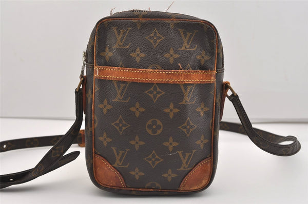 Authentic Louis Vuitton Monogram Danube Shoulder Cross Bag M45266 Junk 6275J