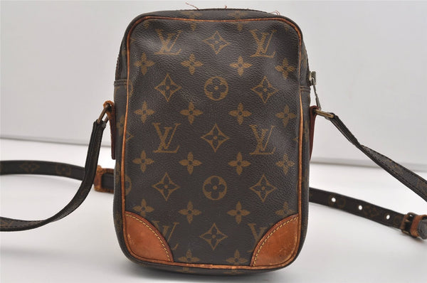 Authentic Louis Vuitton Monogram Danube Shoulder Cross Bag M45266 Junk 6275J