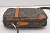 Authentic Louis Vuitton Monogram Danube Shoulder Cross Bag M45266 Junk 6275J