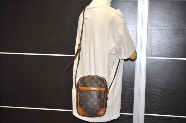Authentic Louis Vuitton Monogram Danube Shoulder Cross Bag M45266 Junk 6275J
