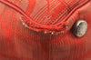 Authentic CHANEL New Travel Line Shoulder Tote Bag Nylon Leather Red 6275K