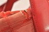 Authentic CHANEL New Travel Line Shoulder Tote Bag Nylon Leather Red 6275K