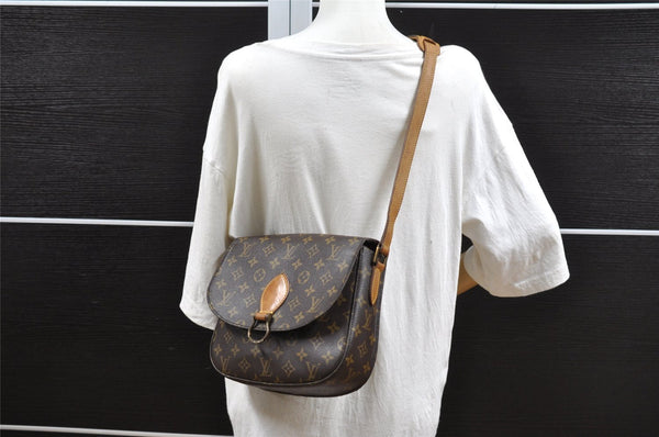 Authentic Louis Vuitton Monogram Saint Cloud GM M51242 Shoulder Cross Bag 6276I