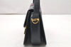 Authentic GUCCI Sherry Line Shoulder Cross Body Bag Leather Navy Blue 6276K