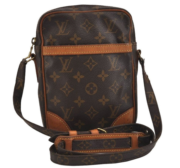 Authentic Louis Vuitton Monogram Danube Shoulder Cross Body Bag M45266 LV 6278J