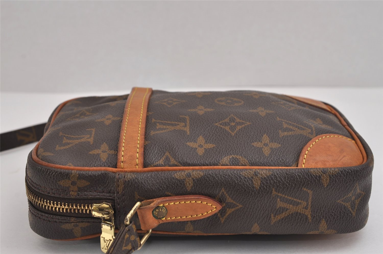 Authentic Louis Vuitton Monogram Danube Shoulder Cross Body Bag M45266 LV 6278J