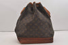 Authentic Louis Vuitton Monogram Noe Shoulder Drawstring Bag M42224 LV 6279J