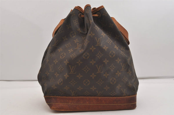Authentic Louis Vuitton Monogram Noe Shoulder Drawstring Bag M42224 LV 6279J