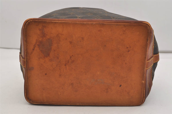 Authentic Louis Vuitton Monogram Noe Shoulder Drawstring Bag M42224 LV 6279J