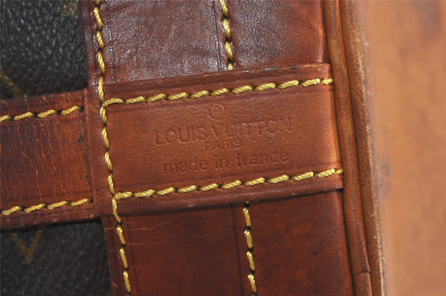 Authentic Louis Vuitton Monogram Noe Shoulder Drawstring Bag M42224 LV 6279J