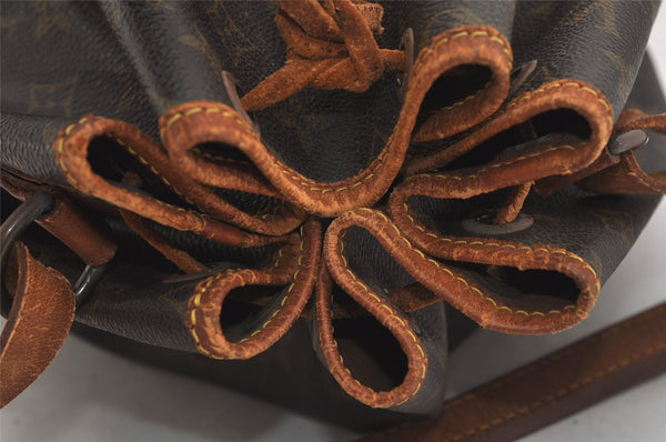 Authentic Louis Vuitton Monogram Noe Shoulder Drawstring Bag M42224 LV 6279J