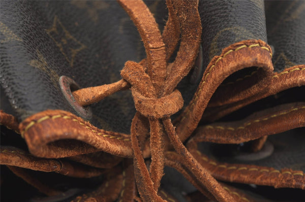 Authentic Louis Vuitton Monogram Noe Shoulder Drawstring Bag M42224 LV 6279J