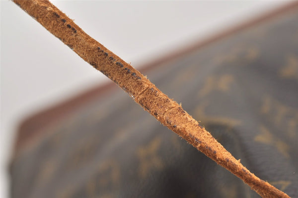 Authentic Louis Vuitton Monogram Noe Shoulder Drawstring Bag M42224 LV 6279J